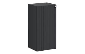 VitrA Root Groove 40cm 1 Door Lower/Base Unit (LH Hinge) - Matt Graphite